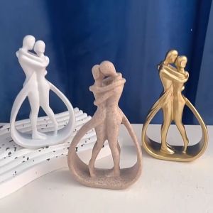 Pajangan Meja Patung Pasangan Couple / Couple Kiss Dancing Sculpture / Ornament Couple Hiasan Dekorasi Rumah