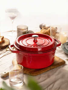 CAROTE | Non-stick Enamel Cast Iron Pot for Stewing Soup