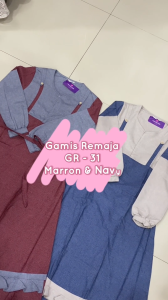 Gamis Remaja Raunapride Katun / RGR - 31 / Fashion Muslim Terbaru