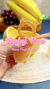 Baby Pro Nano Silver Fresh Fruit Feeder Pacifier Push Teethers