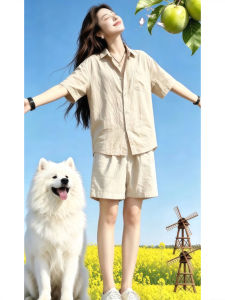 Elegant Old Money Style Summer Set Light Breathable Shirt and Shorts For Men