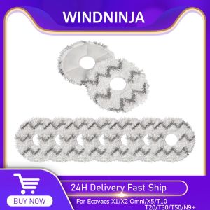 Mop Pads for Ecovacs X1/X2 Omni/X5/T10/T20/T30/T50/N9+ Robot Vacuum Cleaner  Accessories Mop Cloth Part for Household Cleaning