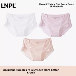 Summer Lace Breathable Seamless Female Briefs