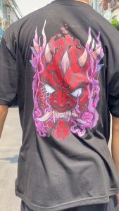 KAOS ATASAN OBLONG DISTRO PRIA DEWASA LENGAN PENDEK GAMBAR DEPAN BELAKANGT-SHIRTKEKINIXS-XXL-554
