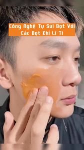 (mua 3 tặng 1)Mặt Nạ Sủi Bọt Thải Độc Cà Rốt Kiềm Dầu Se Khít Lỗ Chân Lông Mặt Nạ Tạo Bọt Cà Rốt Cấp Ẩm Sáng Da