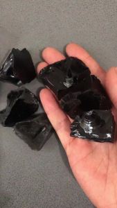 Natural Stone Raw Black Obsidian Rough Crystal Stones Minerals Crystals Rock Healing Reiki Home Decoration Spiritual Meditation