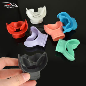 1Pcs Scuba Diving Second Stage Silicone Mouthpieces Snorkel Regulator Octopus Mouthpieces Underwater Breathing Accessories