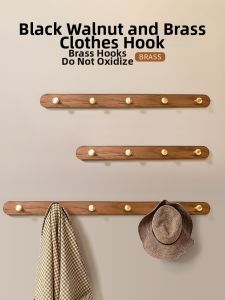INNDUN | No-Drill Brass Wall Hook