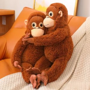 66cm Cartoon Gorilla Plush Toy Chimpanzees Monkey Soft Stuffed Doll Room Decor Kid Gift
