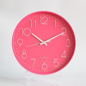 Wall Clock Round Japan Quartz Movement 30cm Modern Silent Wall Clock Digital Quiet Home Office Living Room Clocks