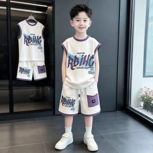 Trendy Summer Boys Vest Set