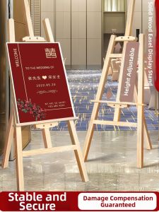 MINGZHUO | Foldable Solid Wood Display Easel Art Student Use Sketch Board Support