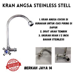 KRAN ANGSA BESI STAINLESS PREMIUM FLEXIBEL UNTUK CUCI PIRING DAPUR HARGA MURAH BARANG BERKUALITAS PROMO DISKON TERLARIS