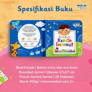 Boardbook Kereta Imanku