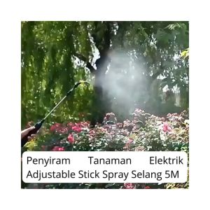 TaffHOME Semprotan Penyiram Tanaman Elektrik Adjustable Stick Spray Selang 3M - MX37 - Black