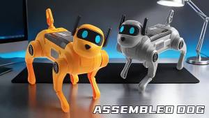 Kids Electronic Toys AI Robot Smart Dog Talking Voice Controlled Childrens Educational DIY Assembly Intelligent Fidgets Toys