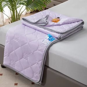 Cooling Blankets Smooth Air Condition Comforter Lightweight Summer Quilt with Double Side Cold & Cooling Fabric