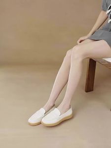 Reddragonfly | Autumn New Design Easy Slip-On Soft Soled Comfort White Leather Shoes