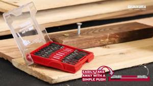 Geinxurn 2.56 PH2-PH2 Impact Double-Ended Power Bit Standard Type S2 Alloy Steel With Designed For High-Torque Applications