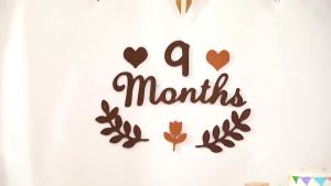1Set Newborn Baby Announcement Cards Record Milestone Marker Non Woven Monthly Photo Props