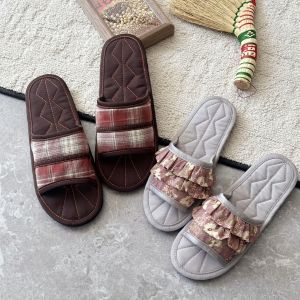 Dép Vải Thủ Công Mùa Hè Cho Nam Và Nữ Đế Mềm Thấm Hút Thoáng Khí Chống Mùi Dép Đi Trong Nhà Thoải Mái Chất Liệu Cotton