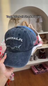 Rhodey Topi Baseball Pria Keren Terbaru 2024 Cap Model Shark Original FL