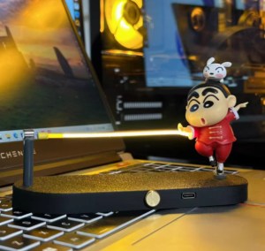 Rechargeable Chibi Night Light Toy Decoration Dynamic Light Wave Magnetic Levitation Pencil Small New Night Light