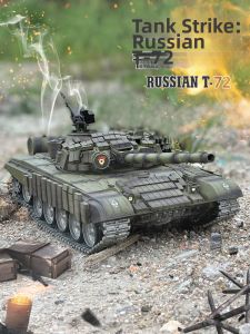 TANKZHANG | Xe Điều Khiển Từ Xa T72 Tank Bọc thép Điện Chiến Đấu Off-road RC