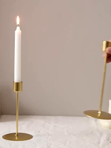 ABS Candlestick Holder Romantic Style Candlelight Dinner Home Table Living Room Birthday Wedding Simple Decoration 烛台架