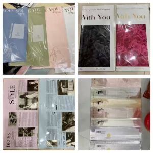 Giấy gói hoa in chữ chống thấm nước . Xấp 20 tờ khổ 60cm x 60cm . Dùng gói hoa tươi  hoa sáp  hoa giấy  hoa vải ..