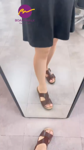 Boardwalk Ecostrid Manmade Leather Outsole Pu Sole Ladies Sandals