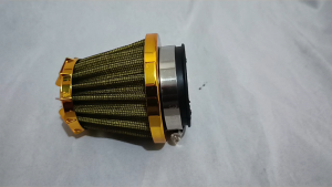 Universal Mushroom Air Filter – Big Size for Motorcycle (Gold)