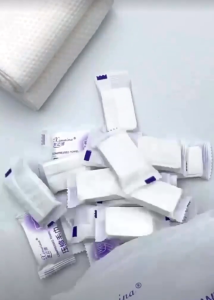 SET 50 VIÊN KHĂN NÉN CHỮ NHẬT