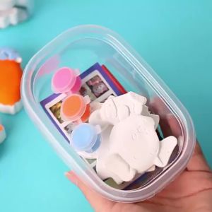 Baby Shine Patung Gypsum Lukis Anak DIY Patung Lukis Gypsum Dengan Kotak Mainan Mewarnai Gypsum