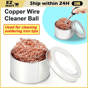 【Fast Shipping】 Universal Welding Head Cleaner Soldering Iron Cleaning Steel Wire Tip Iron Ball Protect Soldering Tips Save Energy and Maintain Temperature