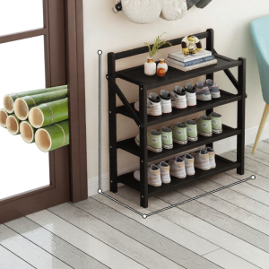 Foldable No-Installation Shoe Rack