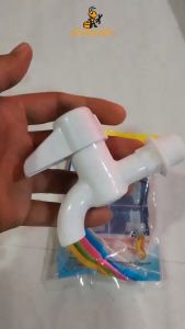 Nasara JOPEX MQBC01W 15mm PVC Mini Bibcock Quarter-Turn Handle / Kepala Paip / 水龙头