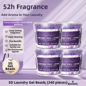 Fragrant Lavender Laundry Pods Multifunctional Detergent 5-in-1