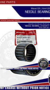 Wave125 Xrm125 Rs125 Needle Bearing 21x25x17 Honda Genuine Parts