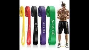 Pull Up Assistance Bands 5-Level Resistance Bands for Working Out Pull Up Bands for Men & Women Exercise Bands for Full-Body