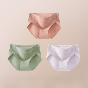 miiow | Pure Cotton Antibacterial Womens Underwear Breathable Thin Design Comfortable Seamless Mid-Waist Summer Shorts MiiOW Cat Person