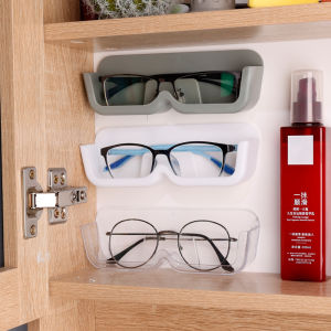 Punch-free Wall Mounted Glasses Storage Rack Sunglasses Display Holder Wardrobe Eyeglasses Storage Box Sunglass Organizer