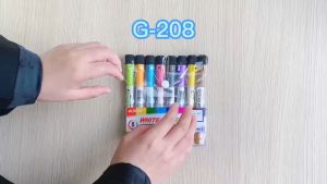 8 Colors White Broad Marker: School & Office Supplies