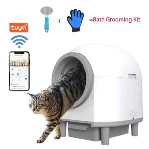 VOFORD Automatic Self Cleaning Cat Litter Box Intelligent Cat Litter Pan Odorless APP Control Cat Litter Pan Cat Supplies