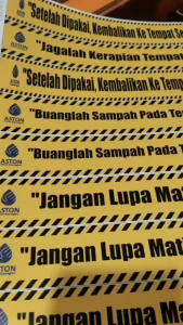 CETAK STIKER STICKER SETIKER VYNIL HOLOGRAM CUSTOM UKURAN A3+ A3