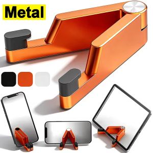 Nhôm giá để điện thoại xách tay Bàn máy tính có thể gấp điện thoại di động giá đỡ máy tính bảng cho Iphone 17 16 Samsung Xiaomi iPad Pro Air Mount
