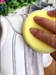 White Shoe Cream Paste Shoes Sneaker Cleaner Bag Dirt Cleaning Polish