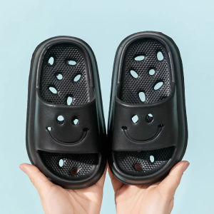 Dép Đi Trong Nhà EVA Chống Trượt Cho Trẻ Em Và Bố Mẹ Đế Dày Rỗng Mặt Cười Dép Đi Trong Nhà Thoáng Khí Cho Bé Trai Và Bé Gái