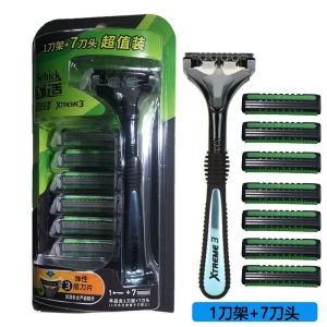 Schick Original Manual Shaving Razor 3 Layer Blade Foam Replacement Head Home Use Comfortable Shaving Tool Personal Care
