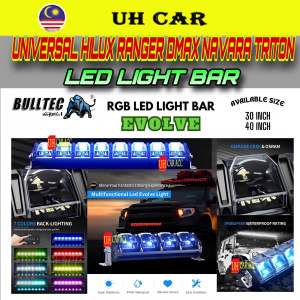 (EVOLVE RGB) Universal 4x4 Ranger Hilux Dmax Navara Triton Bt50 Off Road Led Light Bar Light Lamp